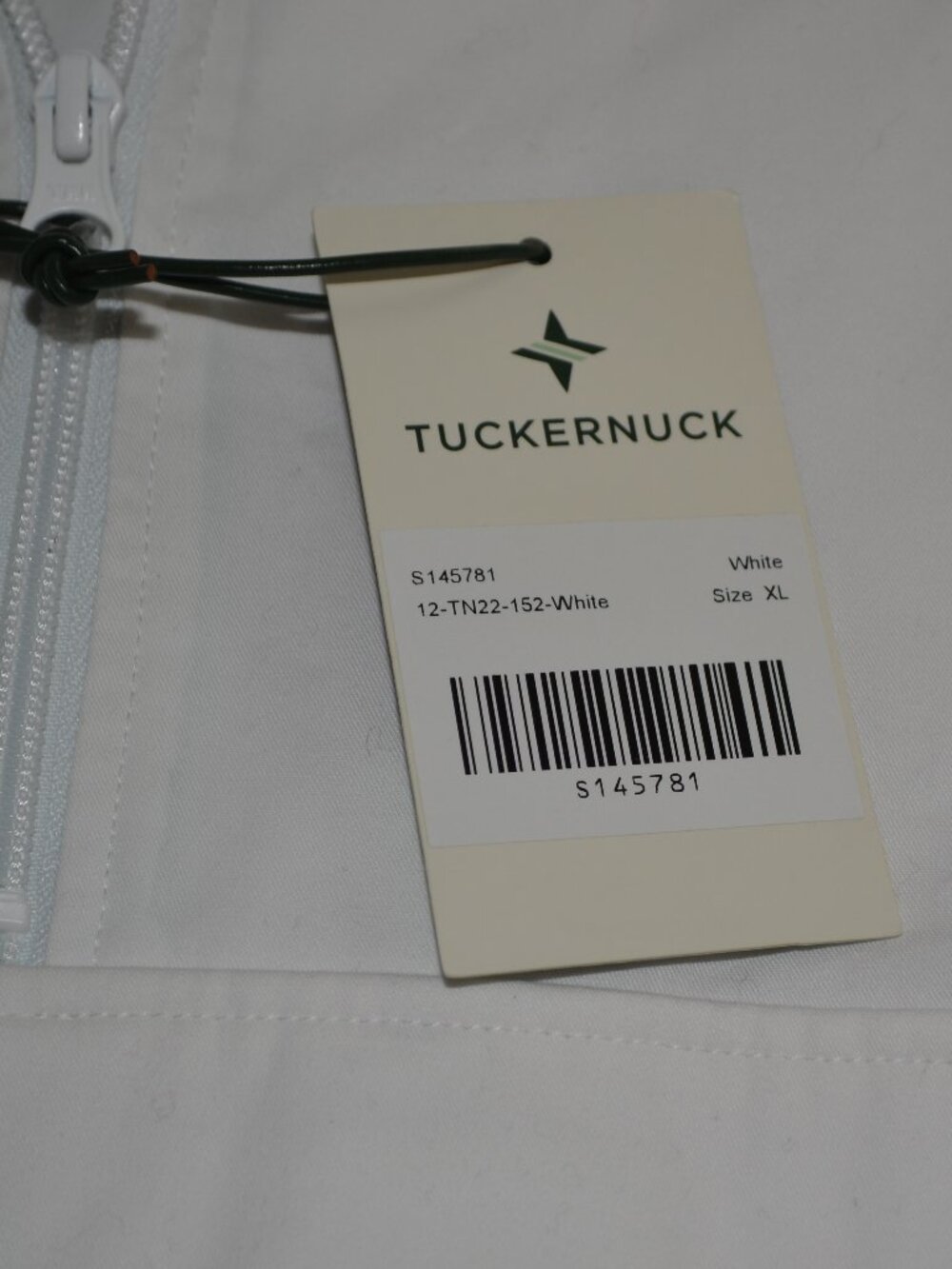 Tuckernuck Tnuck Sport White Navy Water Repellant Nantucket Anorak Jacket, XL - Picture 12 of 13